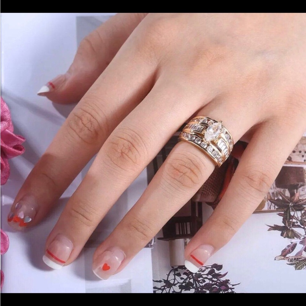 Engagement Ring A7 Bridal Ring - Picture 4 of 5